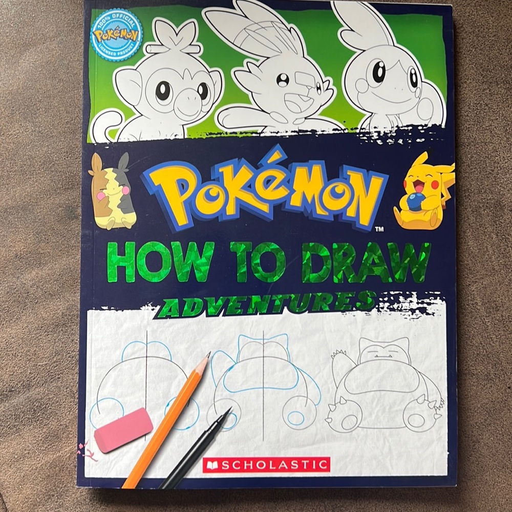 New- Pokémon how to draw adventures book